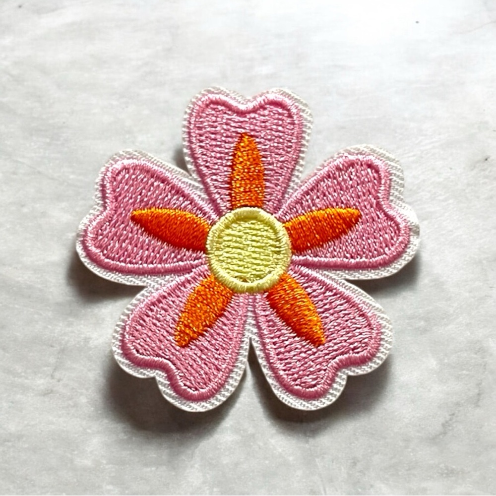 Floral Embroidered Patch